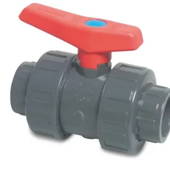 Kogelkraan PVC Met Dubbele Wartel 110 Mm. Met Blauwe Stip Op