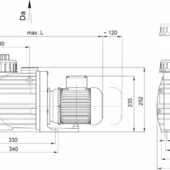 Speck BADU Magna 8 - 0,30 KW / 230 Volt -NL Zwembad Verkoopwinkel badu magna dimensions