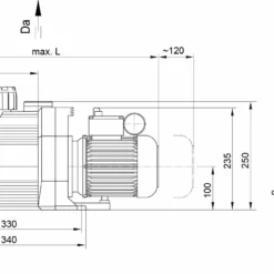 Speck BADU Prime 11 - 0,45 KW / 230 Volt 7 Speck BADU Prime 11 - 0,45 KW / 230 Volt -NL Zwembad Verkoopwinkel badu prime dimensions 1 7