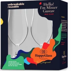 Glass - Gustav (Beer 2 Pc)