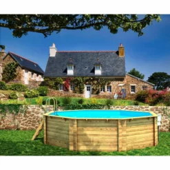 Tropic Octo 505, Ø 470 X 120 9 Tropic Octo 505, Ø 470 X 120 -NL Zwembad Verkoopwinkel houten zwembad tropic octo 505 foto