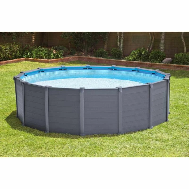 Intex Graphite Pool Ø 478 Cm - 26384 4 Intex Graphite Pool Ø 478 Cm - 26384 - Afbeelding 2