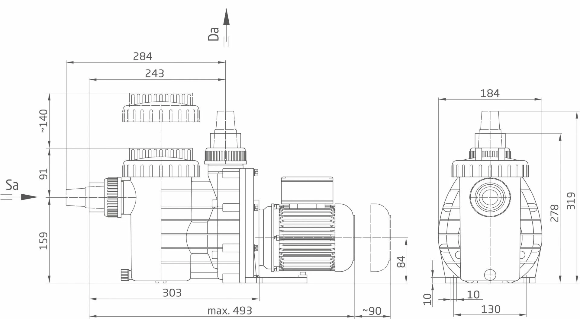 Badu Magic II 8 - 0,40 KW / 230 Volt 5 Badu Magic II 8 - 0,40 KW / 230 Volt - Afbeelding 3