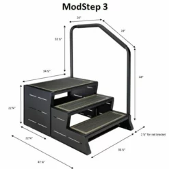 ModStep 3 Black 8 ModStep 3 Black -NL Zwembad Verkoopwinkel modstep 3 afmeetingen