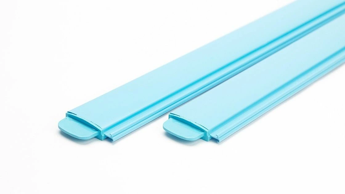 Roldeck PVC Blauwe Lamellen 4 Roldeck PVC Blauwe Lamellen - Afbeelding 2