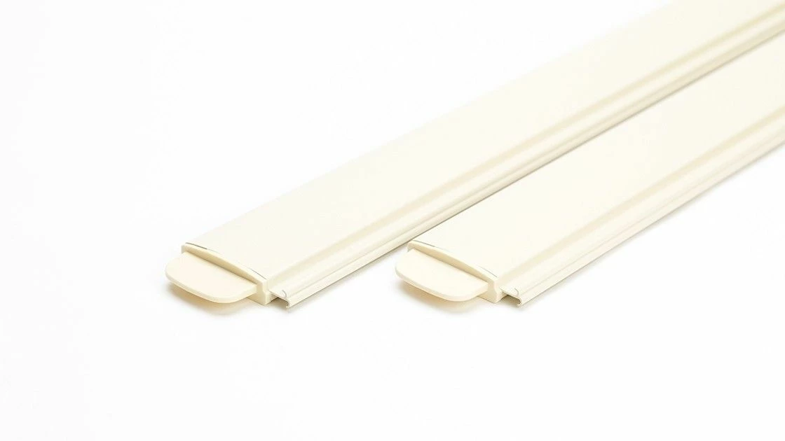 Roldeck PVC Creme Lamellen 4 Roldeck PVC Creme Lamellen - Afbeelding 2