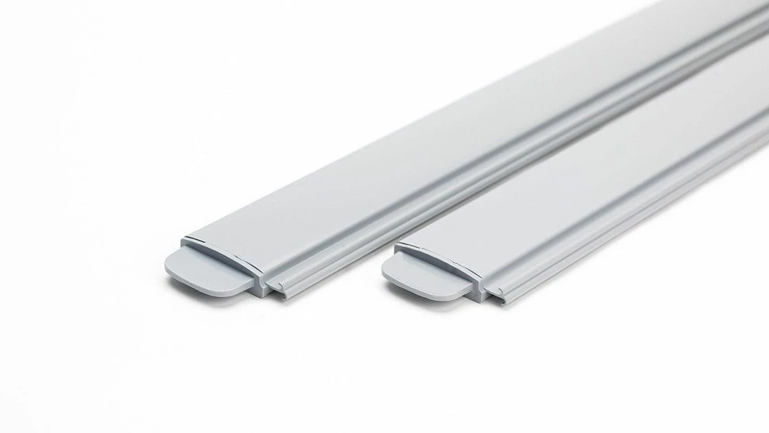 Roldeck PVC Grijze Lamellen 4 Roldeck PVC Grijze Lamellen - Afbeelding 2