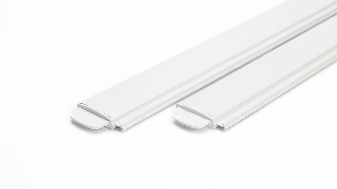 Roldeck PVC Witte Lamellen 4 Roldeck PVC Witte Lamellen - Afbeelding 2