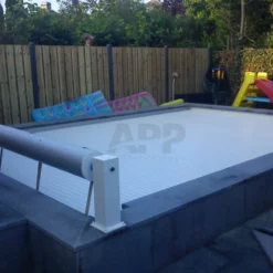 Aquadeck PVC Witte Lamellen -NL Zwembad Verkoopwinkel witte lamellen wieske